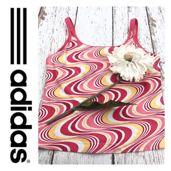 adidas Tops - 💕SALE💕Adidas Climalite Coral Wave Workout Top